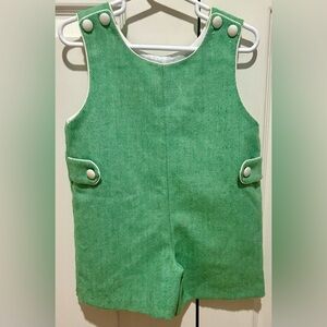 Bella Bliss John John Green Herringbone Size 2T